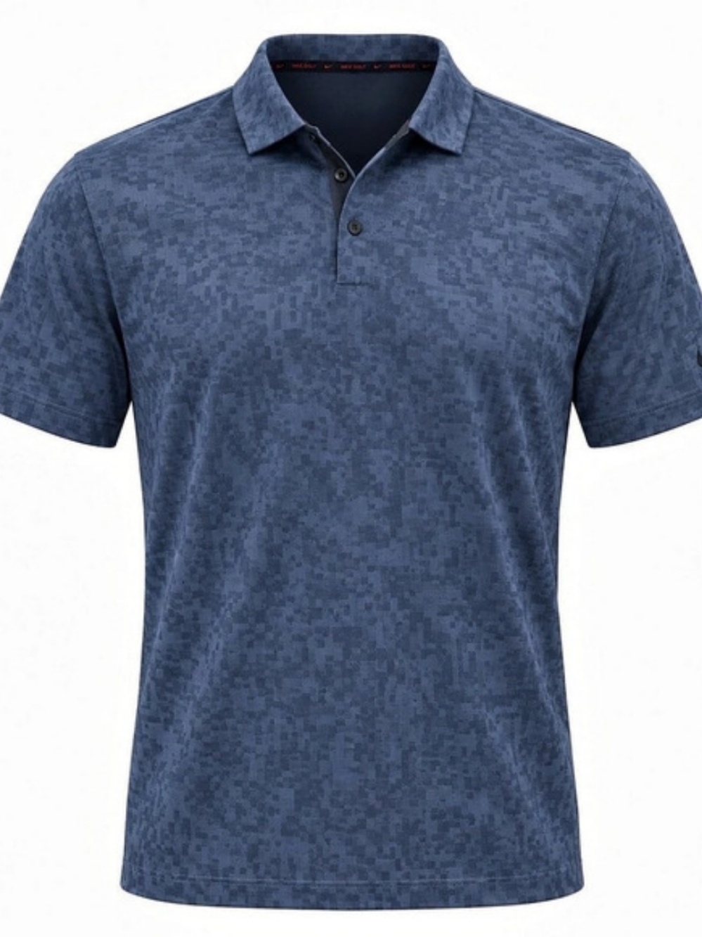 Nike Dri Fit Tiger Woods Collection Polo Shirt Men's Navy Short Sleeve Size L